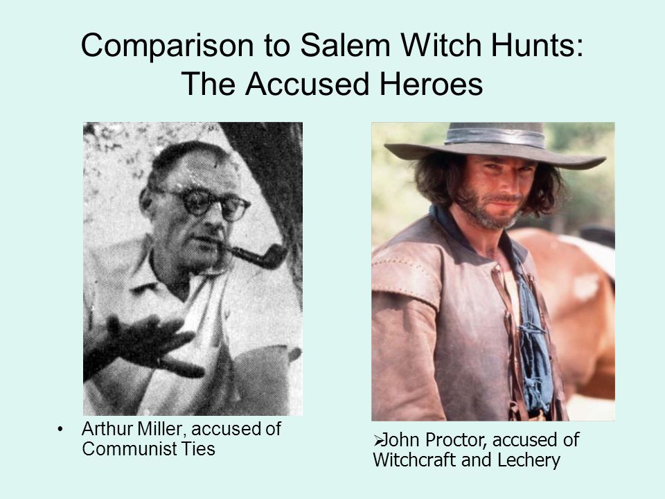 Salem witch trails vs mccarthyism essay